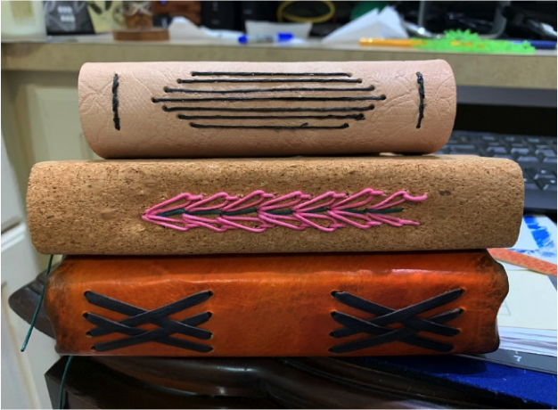 book w woven spine